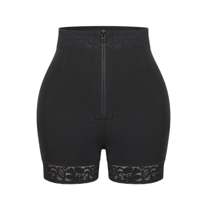 Women's high-waist sculpting butt lifter & tummy control shorts, seamless shapewear for a smooth look.