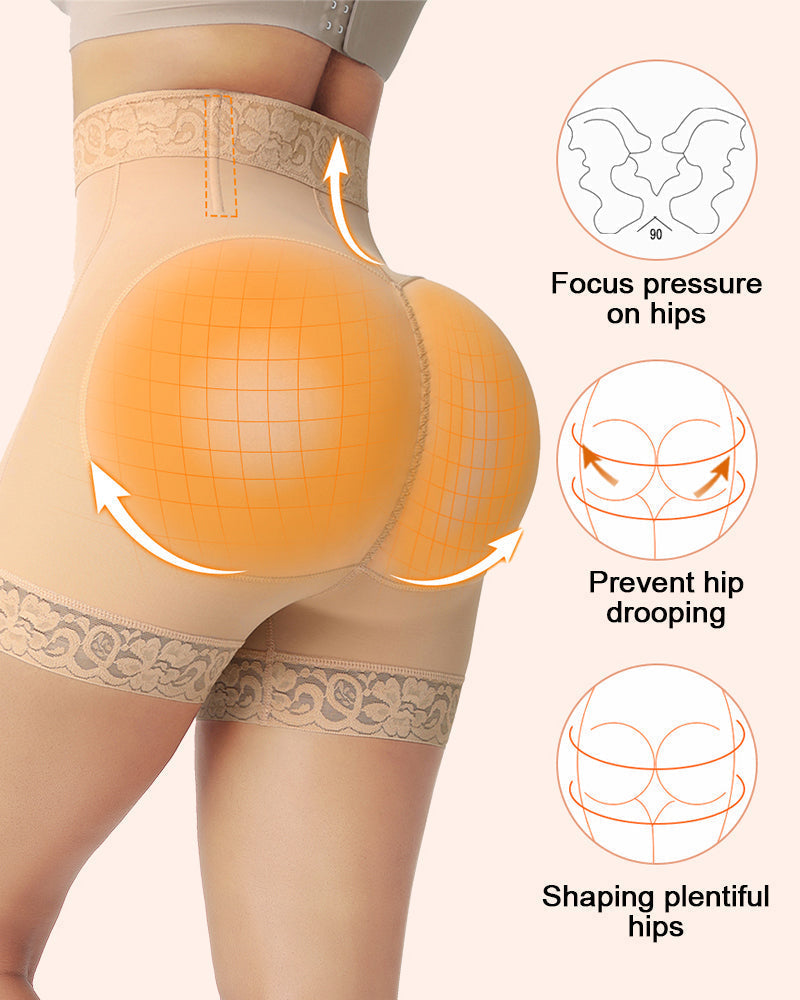 Slimming women's underwear shorts, featuring seamless butt lifting and tummy control for shapewear.