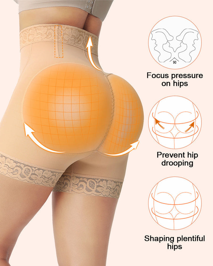 Slimming women's underwear shorts, featuring seamless butt lifting and tummy control for shapewear.