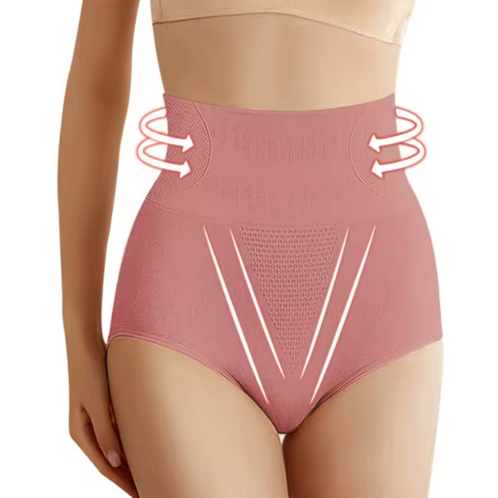 High-waist sculpting underwear providing posture support and a smooth, comfortable fit for women.