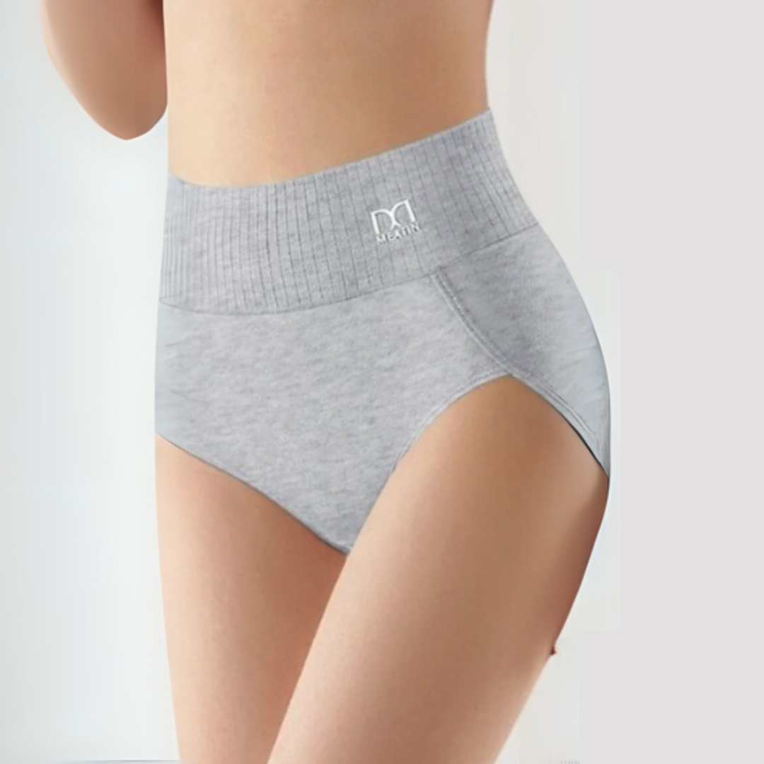 Ladies' intimates: 6-pack high-waist shaping briefs for invisible fit & tummy control.