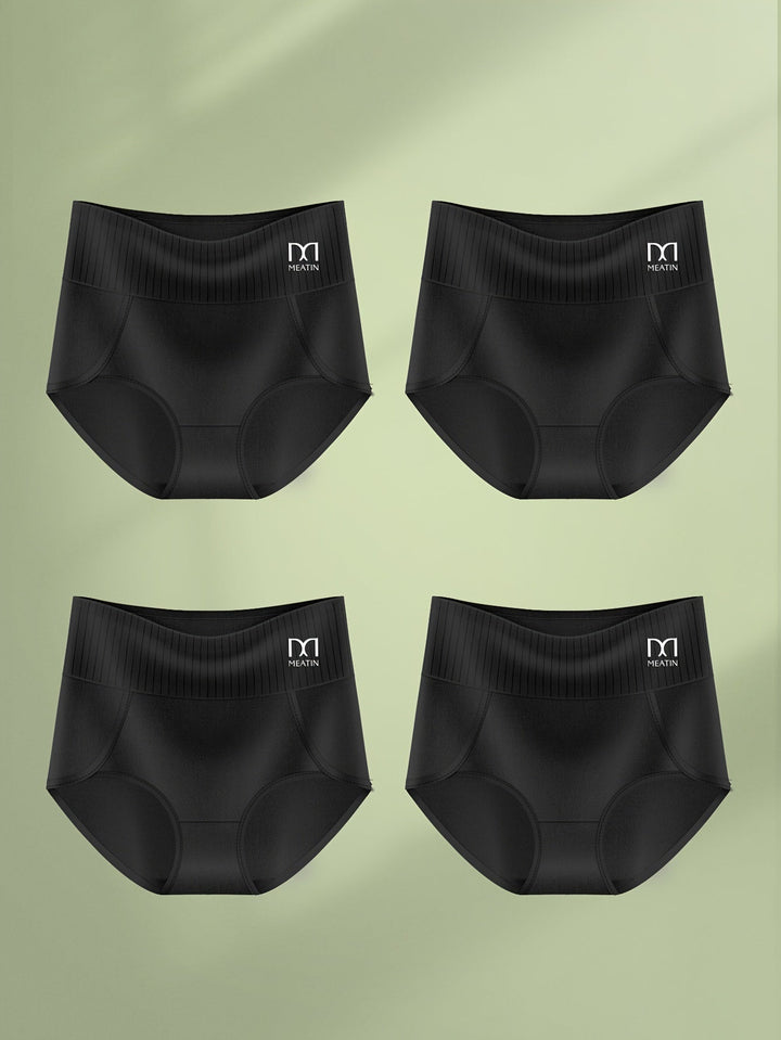 Seamless women's high-waist shaping briefs, 6-pack for invisible tummy control & comfort.