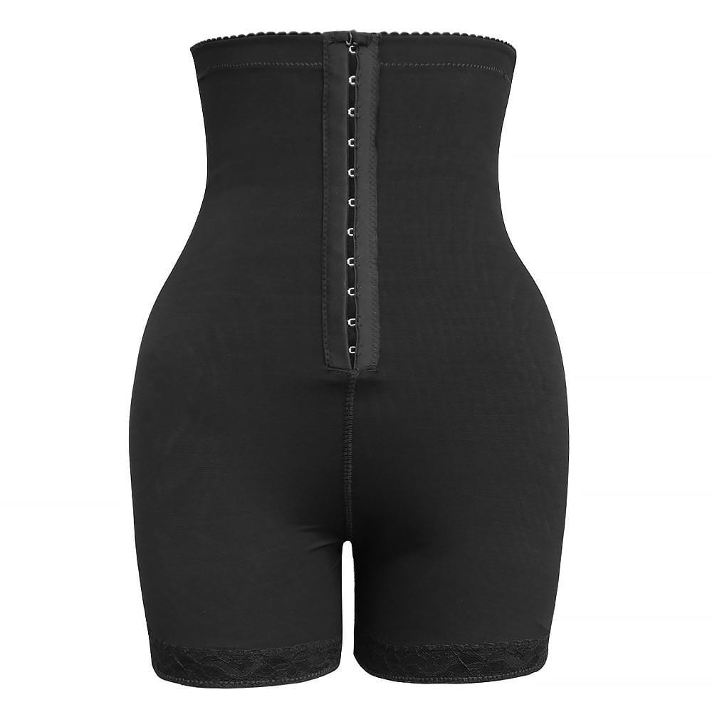 Flexible high-waist tummy control shaping shorts, SculptEase intimate apparel for comfortable all-day slimming.