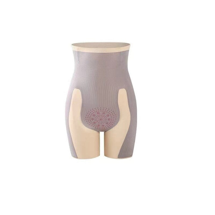 Detailed shot of the discreet seams on these women's body shaper tummy control pants