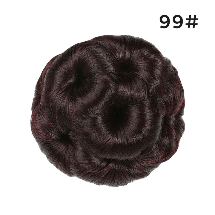 Collection of flower bun hair clip extensions, essential for quick and stylish women's updos