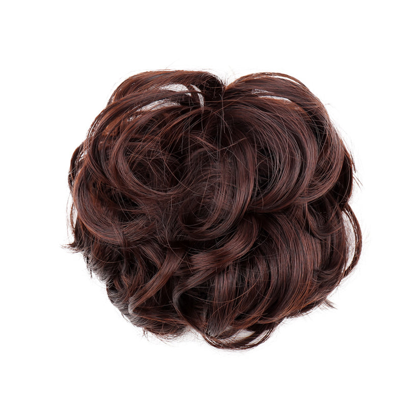 Hair extension women's bun clip, synthetic for instant volume, simple and practical accessory.