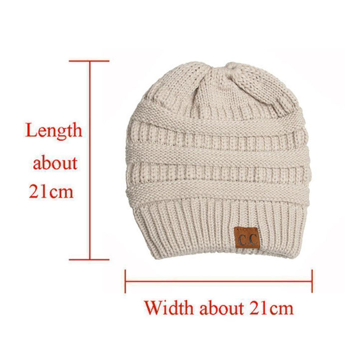 Women's Casual Acrylic Knit Beanie Hat, perfect for health and beauty conscious individuals