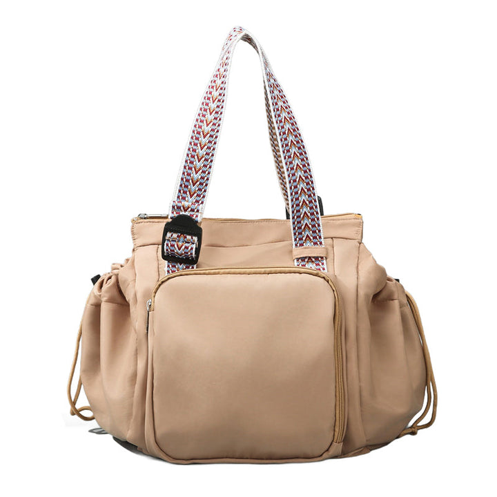 Convertible women's bag, black nylon, perfect for work or leisure travel