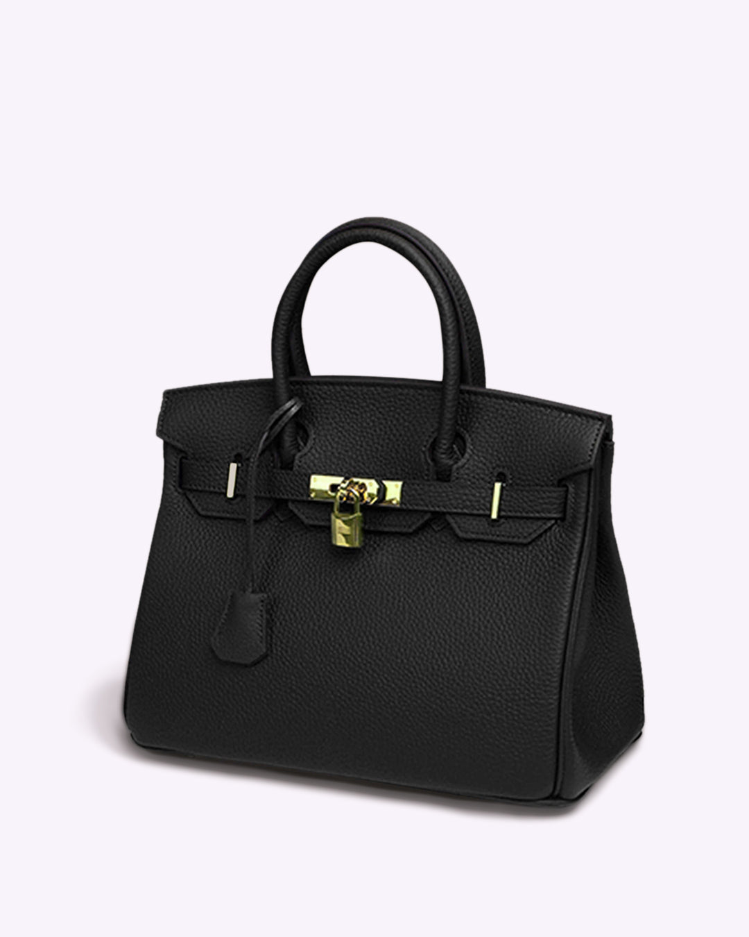 Smooth leather women's large handbag. Elegant tote, perfect for a refined everyday look.