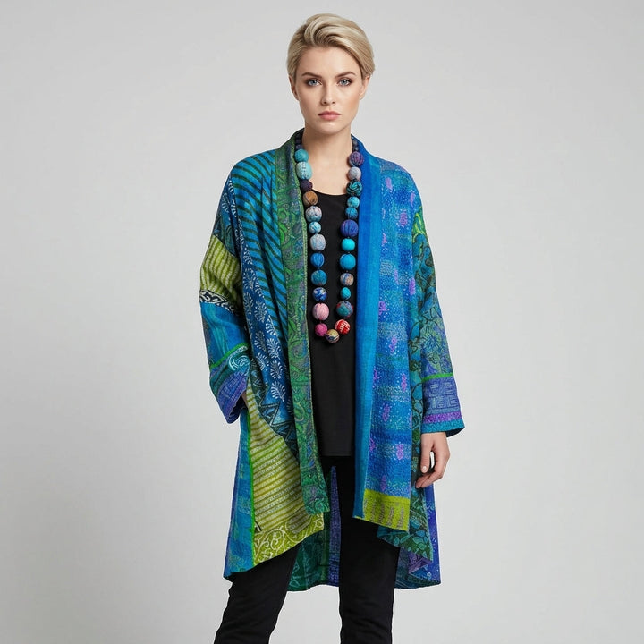 Women's lightweight open front cardigan with long sleeves, perfect for versatile layering and everyday comfort.