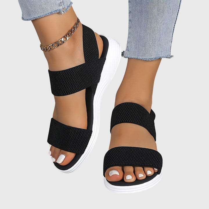 Women's lightweight orthopedic sandals with arch support for comfortable daily wear.
