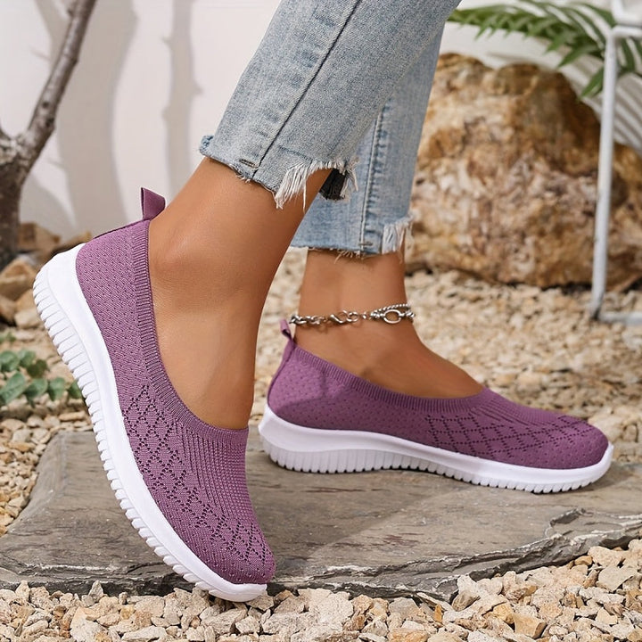 Easy-wear women's slip-on walking shoes. Lightweight and flexible design for ultimate all-day comfort.
