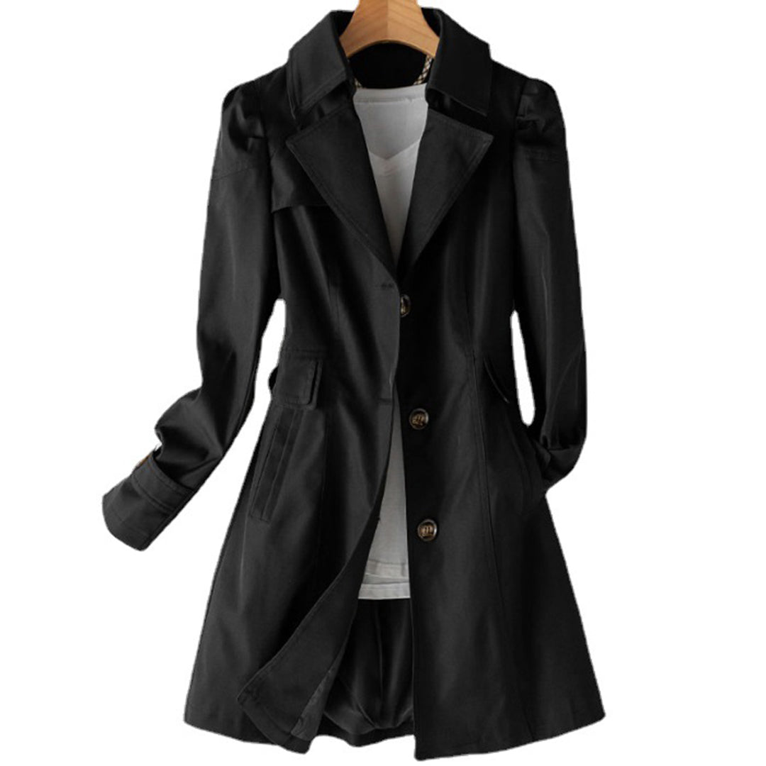 Women's lightweight windbreaker rain jacket, adjustable hood & waist, perfect for spring/fall outerwear.
