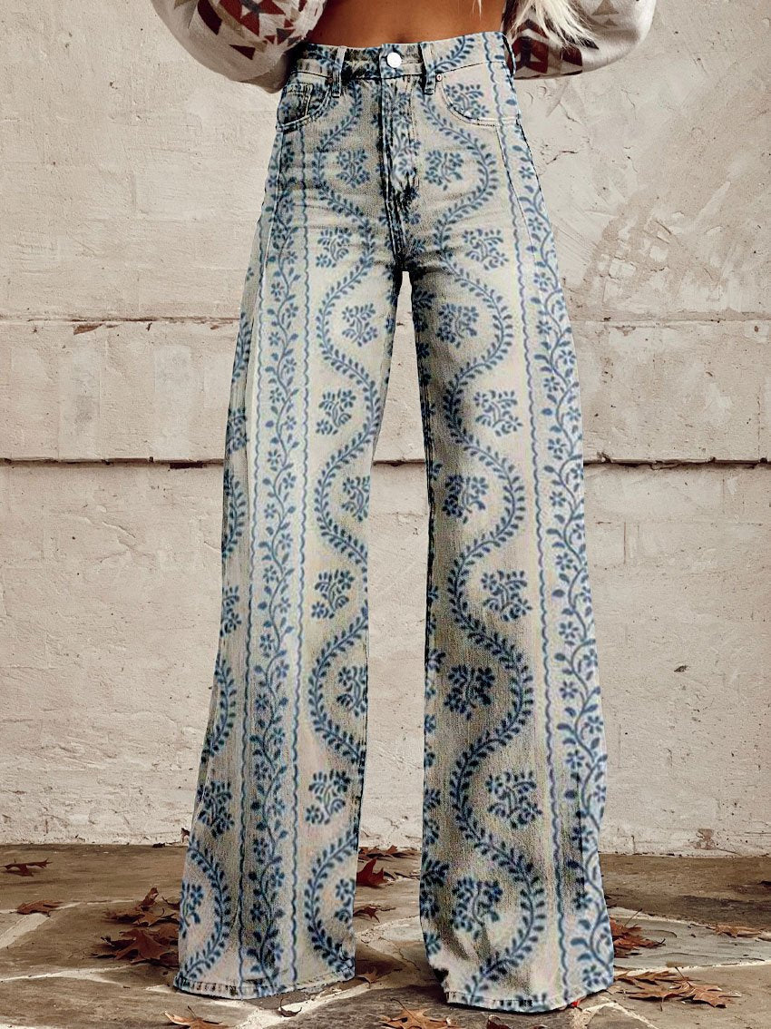 Women's long fit baggy denim jeans, perfect for a relaxed yet trendy summer fashion statement.