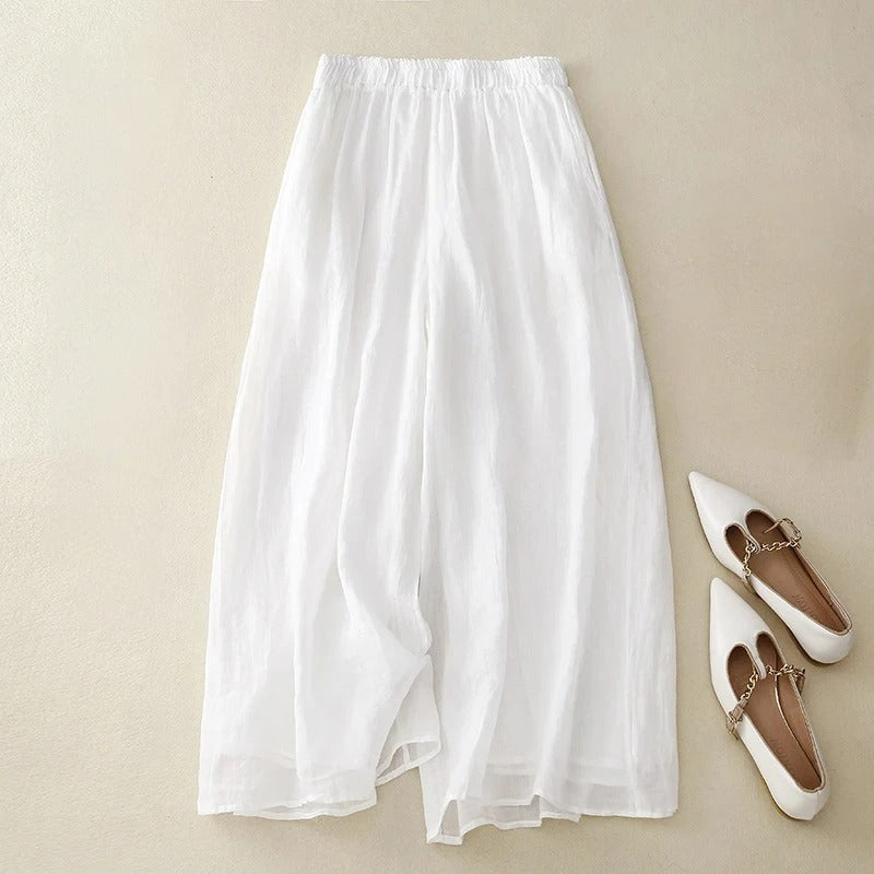 Women's everyday loose fit pants, offering relaxed comfort with a versatile straight leg and comfortable waistband.