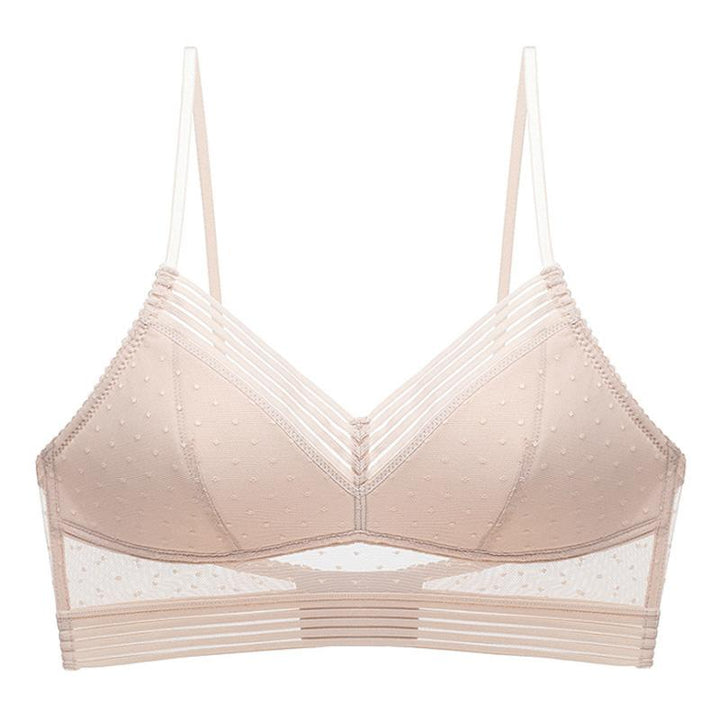 Wireless, seamless low back bra, a comfortable lifting solution for women's elegant outfits