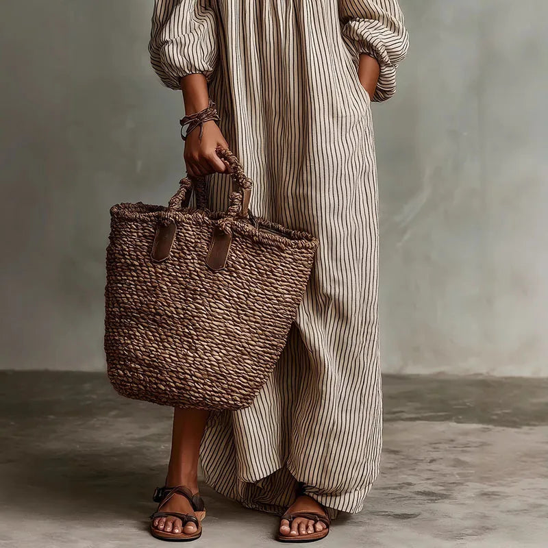 Madison women's casual off-shoulder midi dress, a stylish and comfortable choice for summer outings.