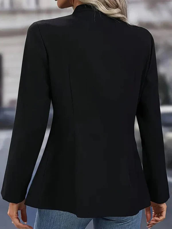 Women's versatile long sleeve military button-down shirt, perfect for both professional and casual outfits.