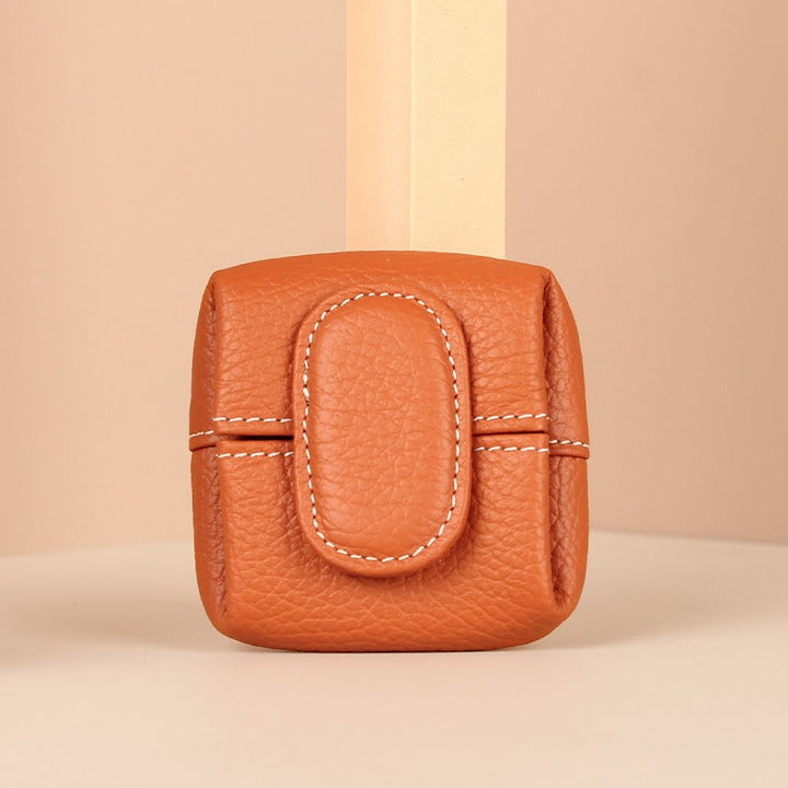 Women's small patterned leather coin purse, unique design for a fashion statement