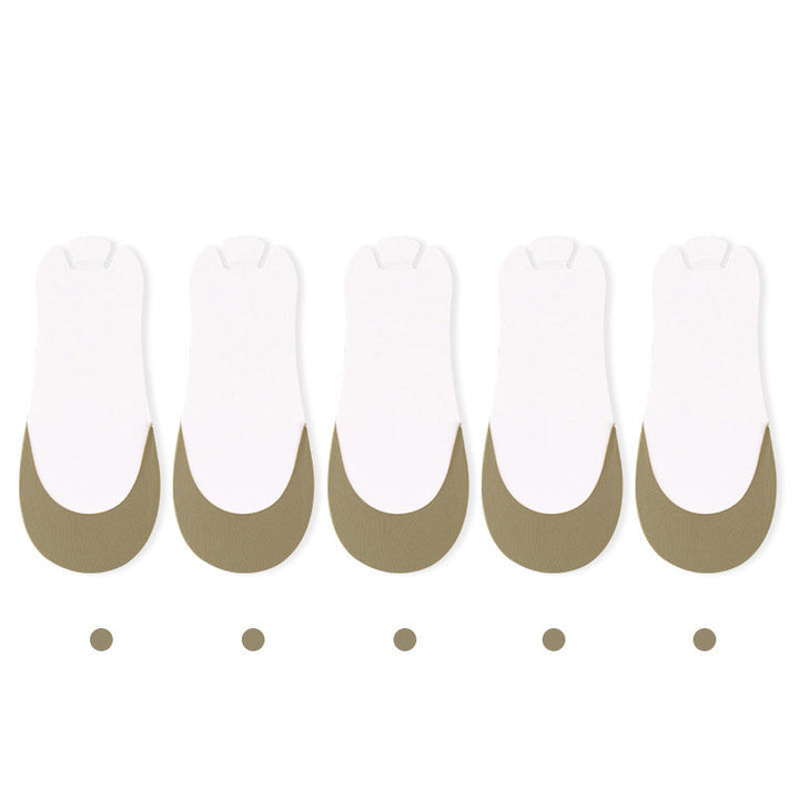 Women's discreet toe topper socks designed for slingback shoes, invisible and practical