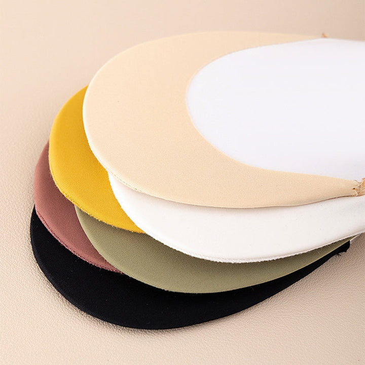 Pair of women's no-show toe toppers, ideal for slingback shoes and discreet wear