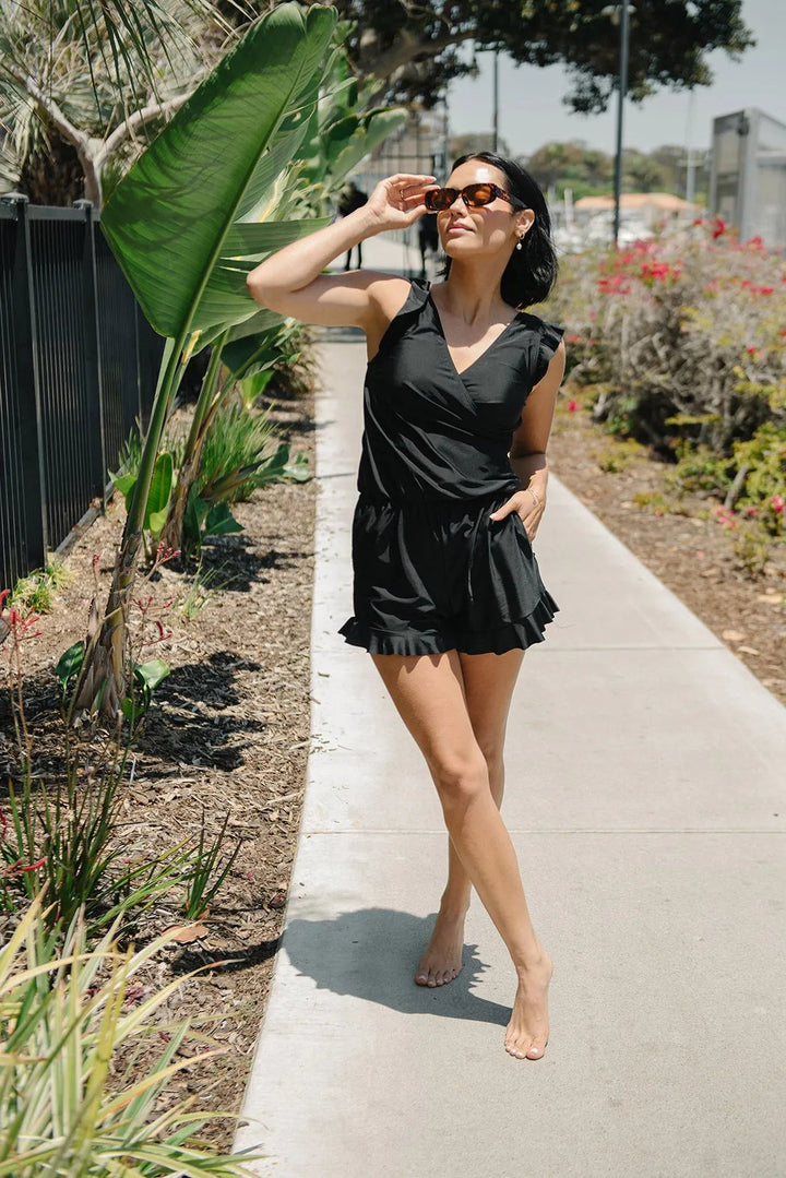Perfect for vacation: women's one-piece swimsuit, supportive built-in bra & flattering summer beachwear.