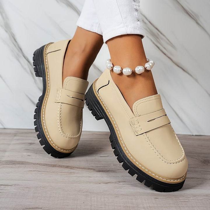 Soft comfortable women's slip-on orthopaedic loafers, wide toe box for lasting support.