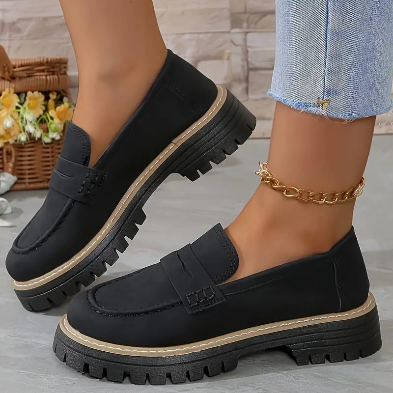 Orthopaedic women's comfort loafers, perfect for wide feet with built-in arch support.