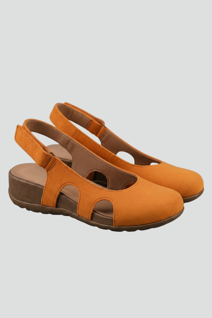 Women's orthopaedic comfort sandals with adjustable straps, ideal for daily wear & walking support.
