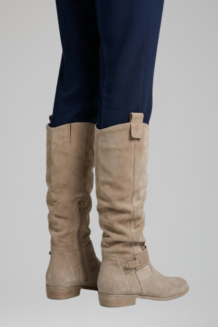 Tall women's orthopaedic boots featuring an easy side zipper closure for convenience and comfort.