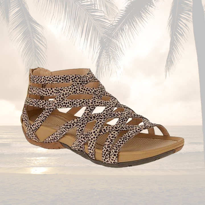 Womens adjustable summer sandals, offering all-day comfort and essential foot support.