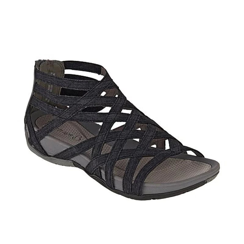 Summer footwear: women's comfortable sandals with arch support for walking.