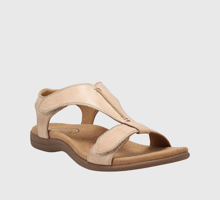 Adjustable fit women's orthopedic sandals, providing superior arch support and comfort.