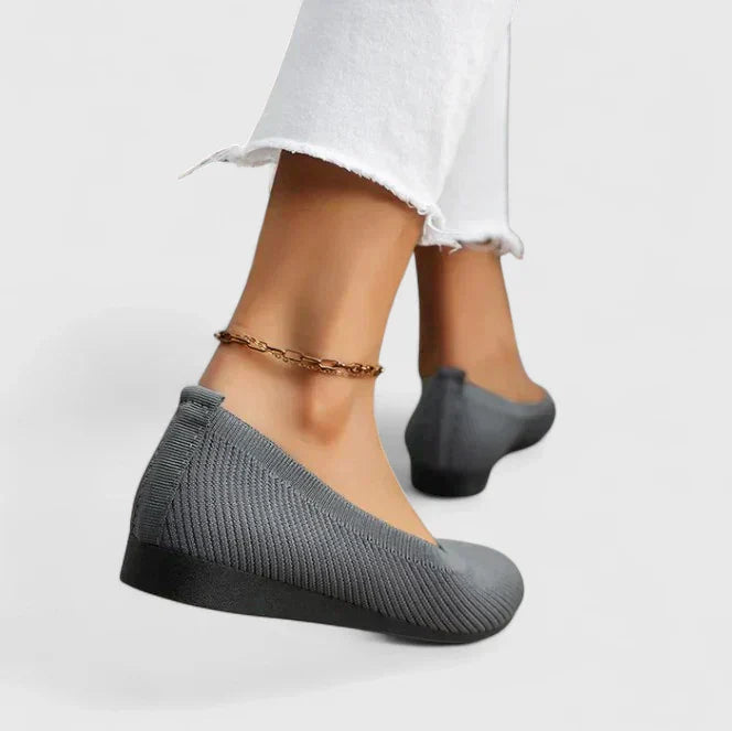 Experience foot pain relief with these women's orthopedic slip-on shoes, featuring excellent arch support.