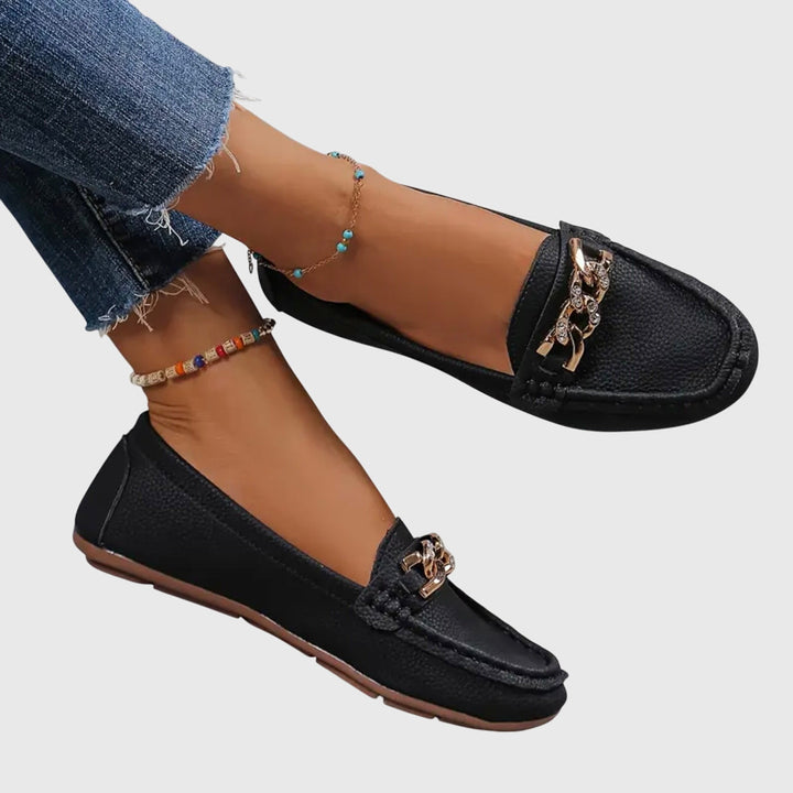 Stylish women's comfort loafers with advanced orthopedic support for everyday casual wear.