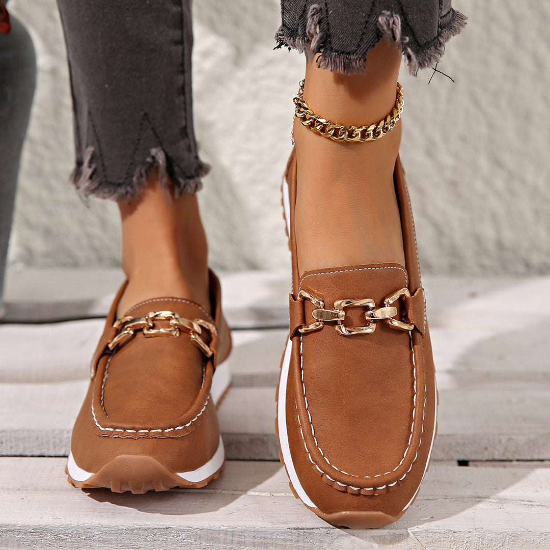 Orthopedic women's loafers: ultimate comfort shoes with enhanced arch support & slip-on ease.