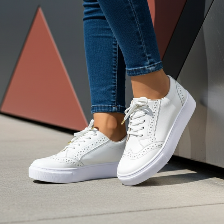 Orthopedic low-top sneakers for women, offering superior comfort & support for happy feet all day.