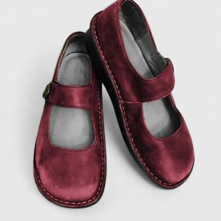 Everyday women's Mary Jane shoes, combining fashion with orthopedic comfort and foot pain relief.