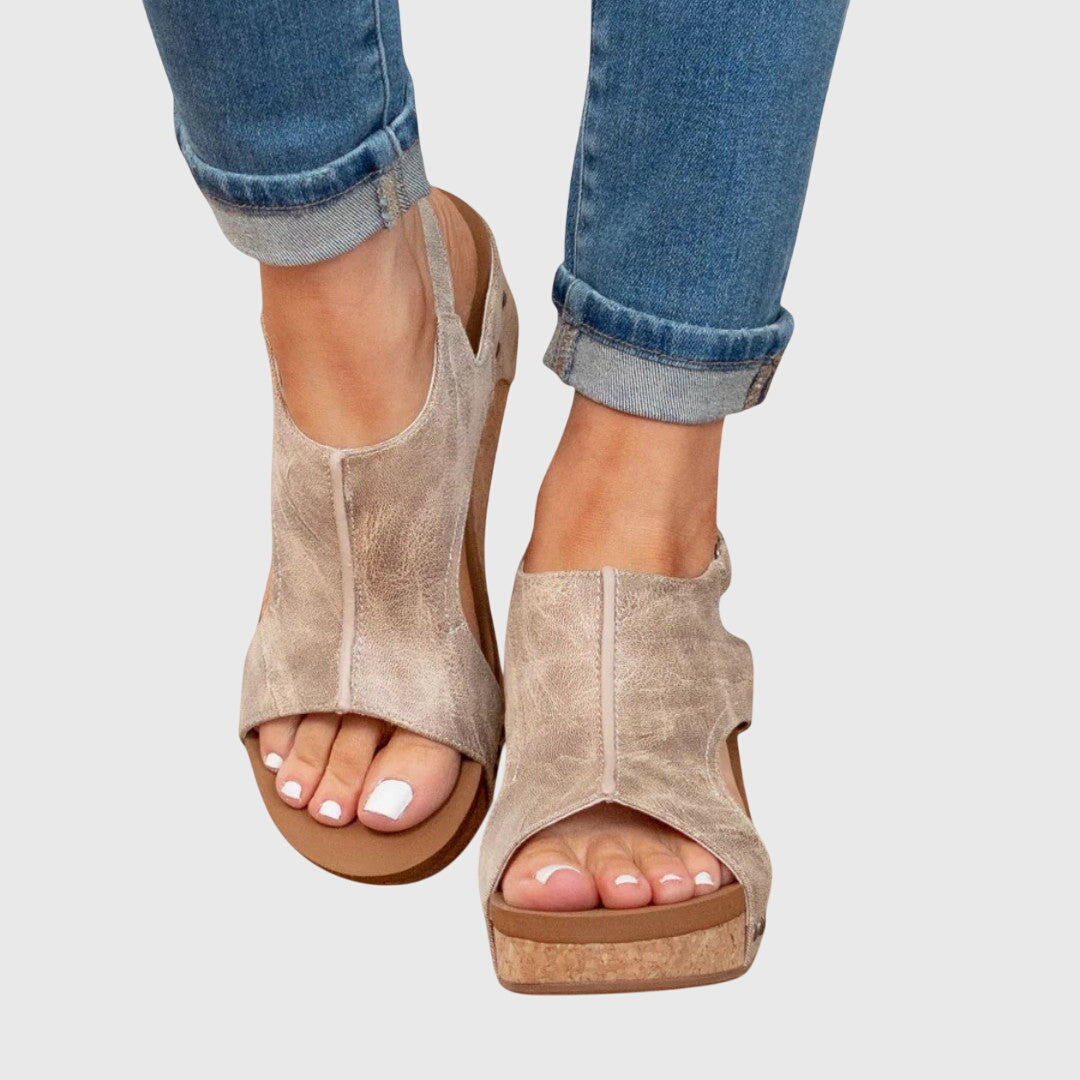 Women's orthopedic sandals: comfortable, stylish arch support for all-day wear.