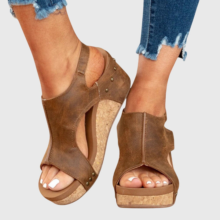 Women's comfortable footwear: orthopedic design with arch support for prolonged walking.