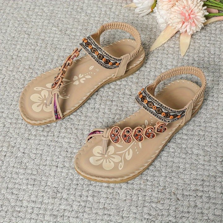 Adjustable straps on women's comfort sandals, ensuring a secure, customized fit for various foot types.