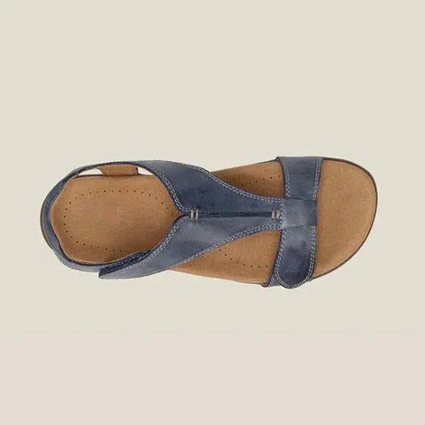 Supportive women's open-toe sandals, ideal casual walking shoes with cushioning & arch support.