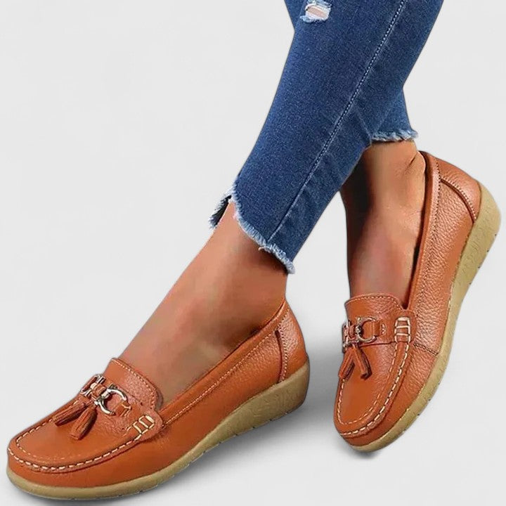 Versatile women's slip-on comfort loafers, perfect for formal occasions & everyday use.