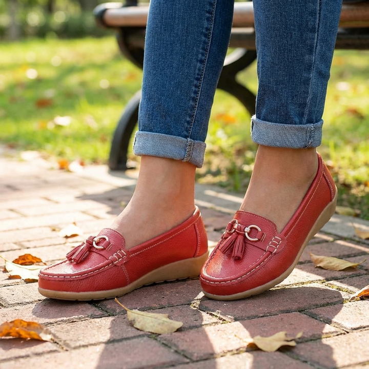 Stylish women's comfort loafers, perfect slip-on formal shoes for work & everyday wear.