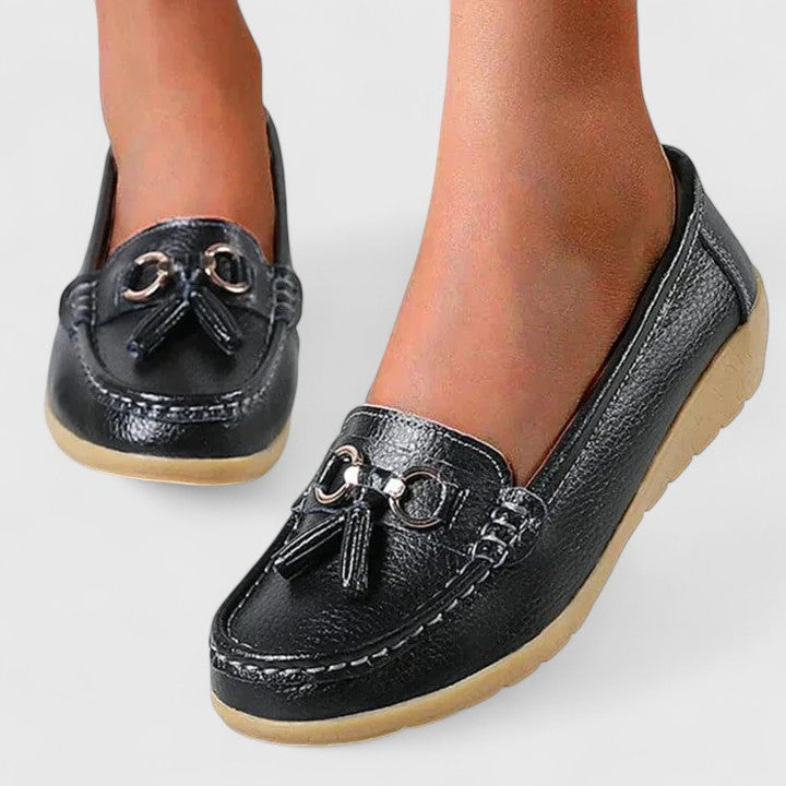 Women's casual orthopedic loafers, designed for easy slip-on style & lasting comfort.