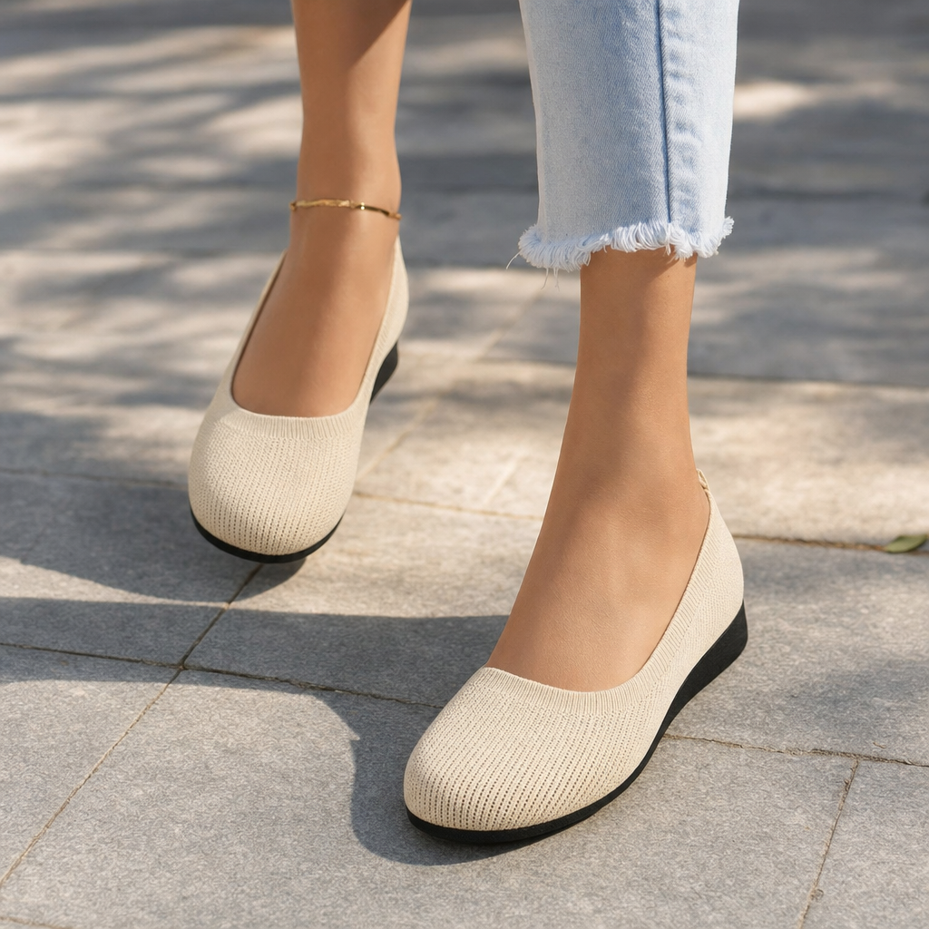 Versatile women's slip-on orthopedic shoes perfect for walking, offering arch support & comfort.