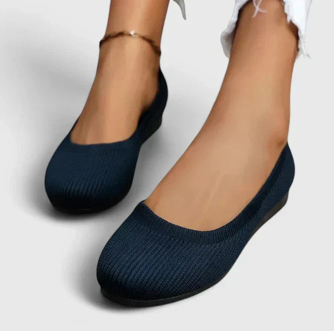Women's easy slip-on orthopedic shoes for improved posture, arch support & all-day comfort.