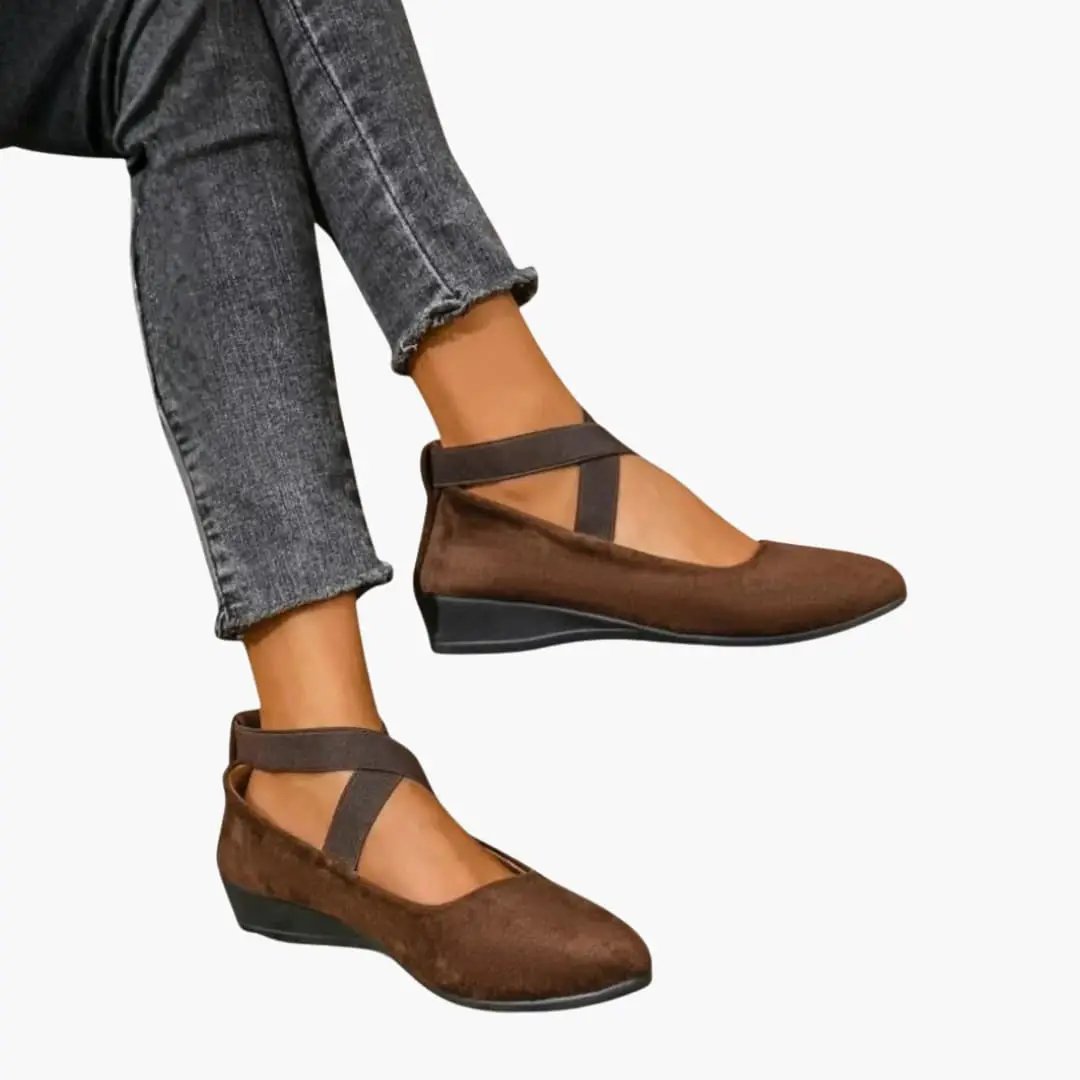Easy-on women's slip-on orthopedic shoes with supportive cushioning and textured grip for daily comfort.