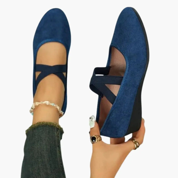 Womens slip-on orthopedic walking shoes, featuring cushioned support and a comfortable, easy-on design.