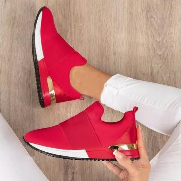 Comfortable women's walking shoes, orthopedic sneakers designed for daily support.